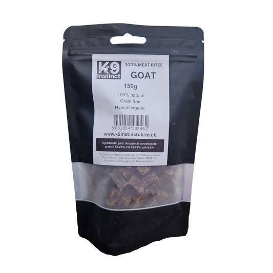 100% Meat Bites 150g - Goat