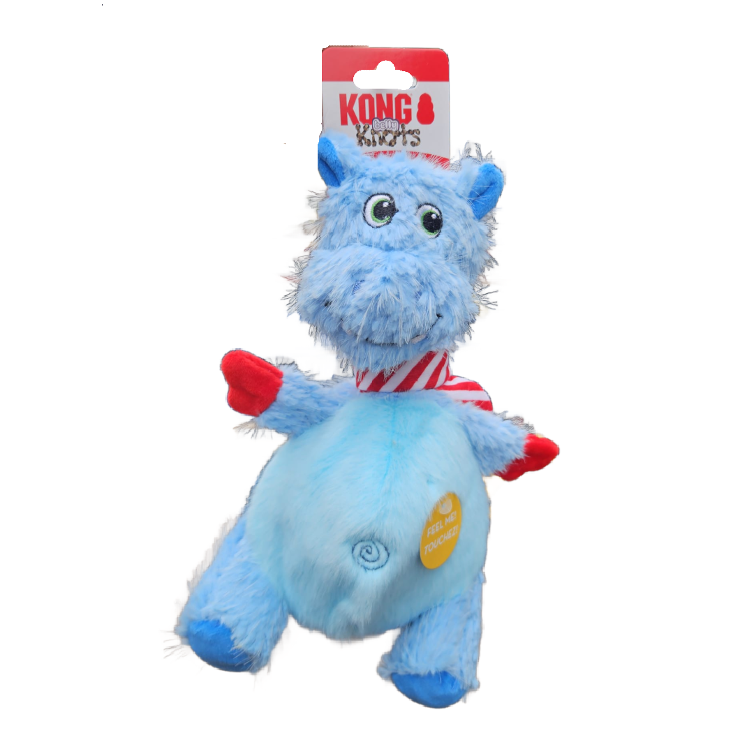 KONG Holiday Knots Belly Hippo M/L