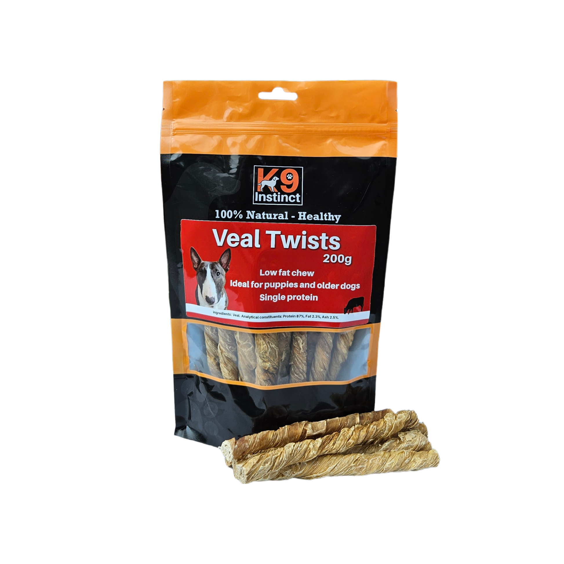 K9 Instinct Veal twists - natural chews for dogs