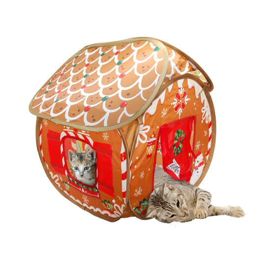 KONG Holiday Play Spaces Bungalow Gingerbread