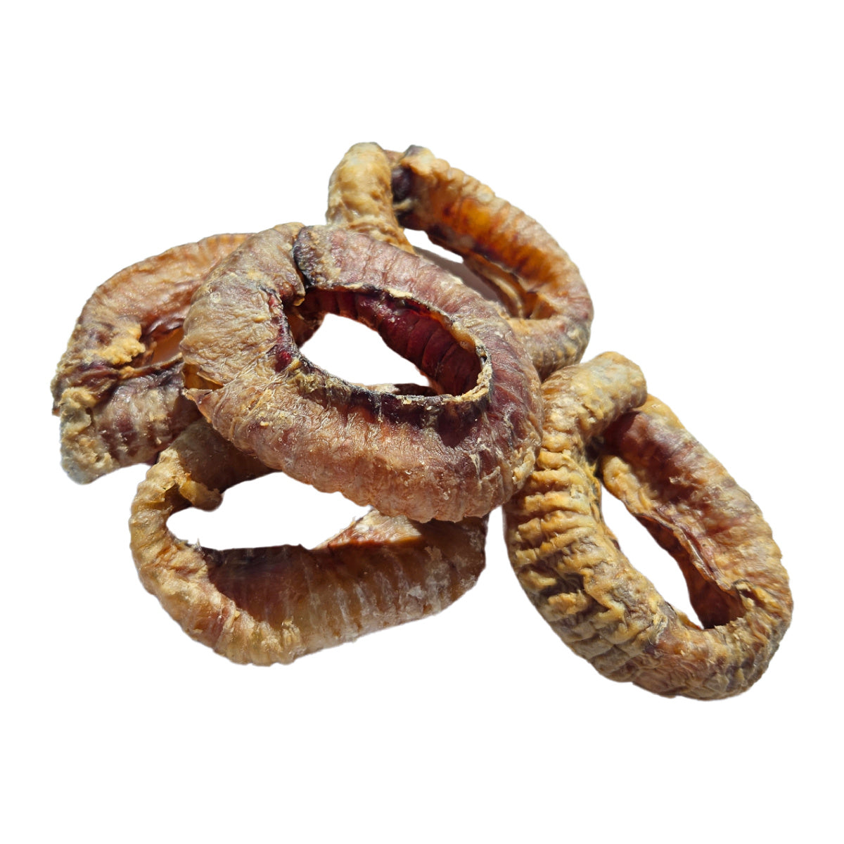 Lamb trachea rings - natural chews for dogs.