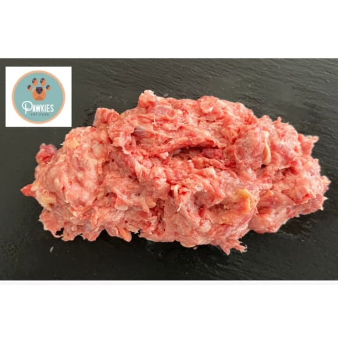 Pawkies Sign Pawkies Pork 454g 80/10/10 – Natural Treats Wiltshire