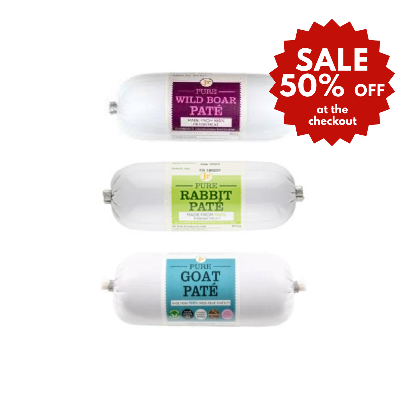 JR Pate 400g - Rabbit, Goat, Wild Boar, Venison