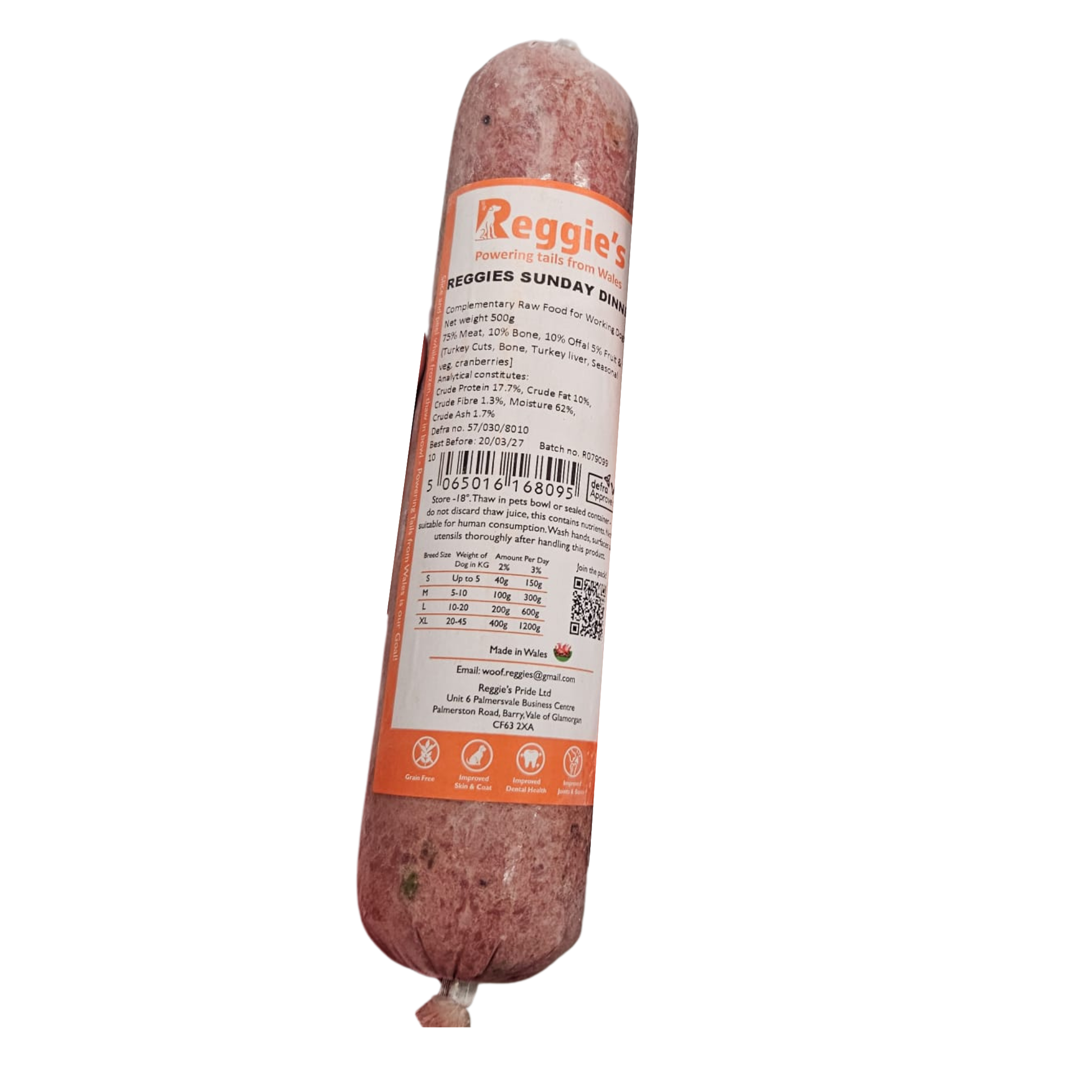 Reggies raw dog food in Wiltshire