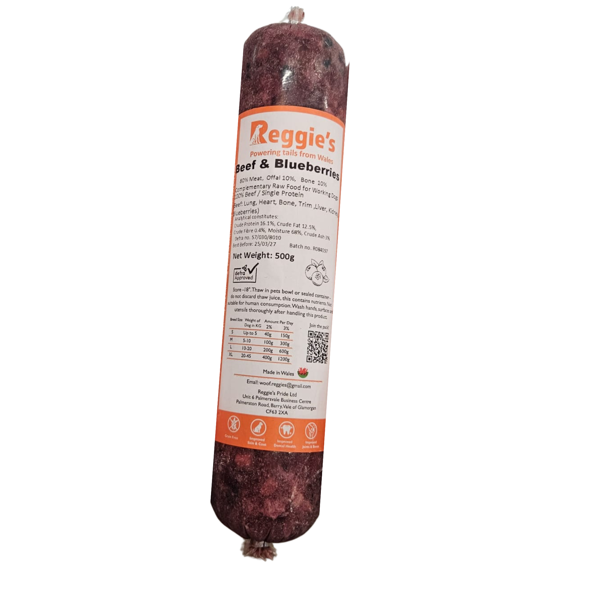 Reggies raw dog food in Wiltshire