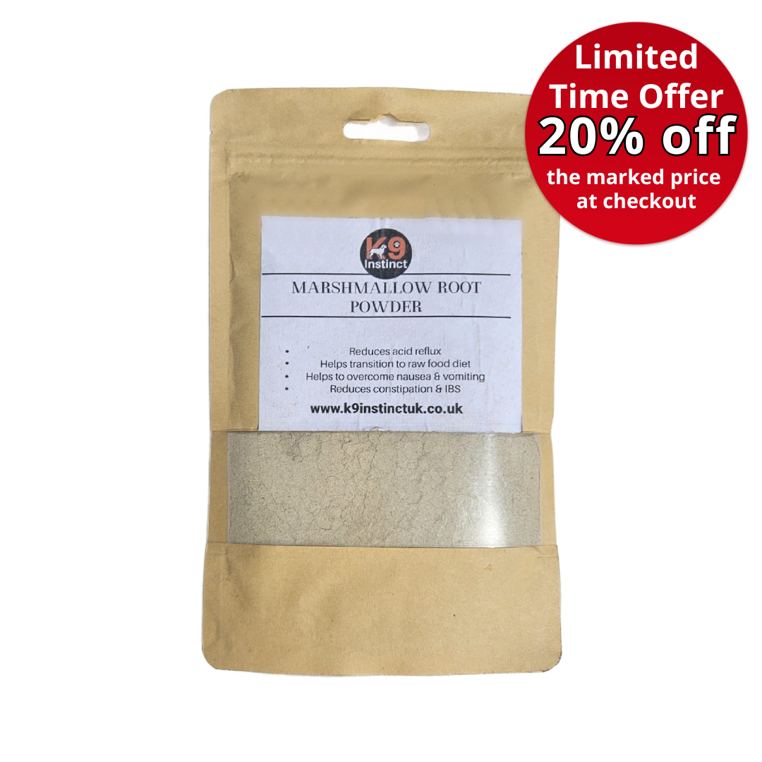 K9 Instinct Marshmallow Root Powder for dogs 