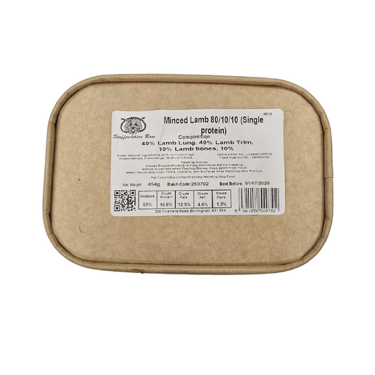 Staffordshire Raw lamb minces for dogs in Bristol