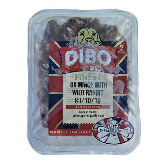 TDB Ox mince with Whole Rabbit in Fur 1kg