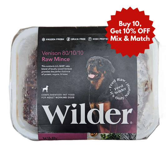 Wilder raw dog food in Wiltshire