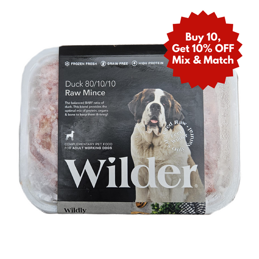 Wilder raw dog food in Wiltshire