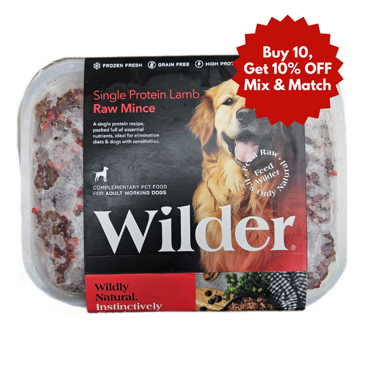 Wilder raw dog food in Wiltshire