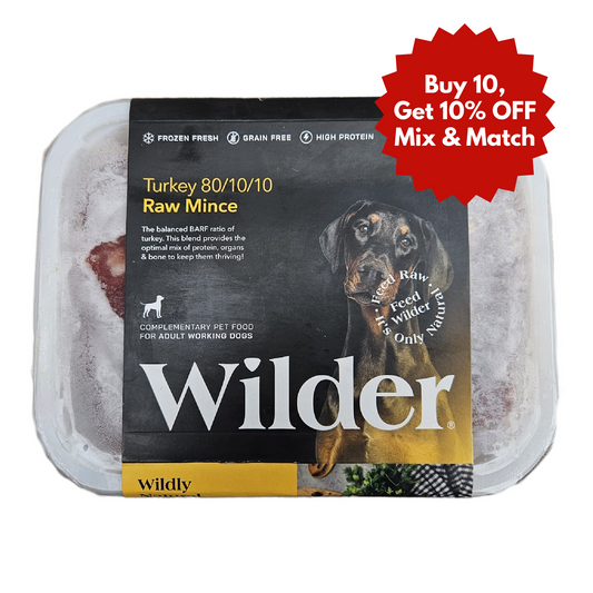 Wilder raw dog food in Wiltshire