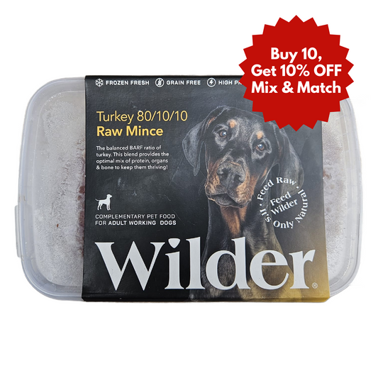 Wilder raw dog food in Wiltshire