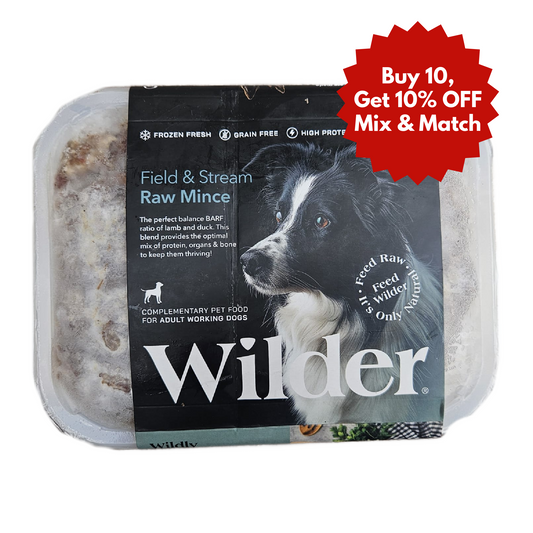 Wilder raw dog food in Wiltshire