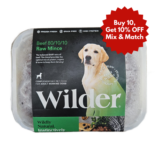 Wilder raw dog food in Wiltshire