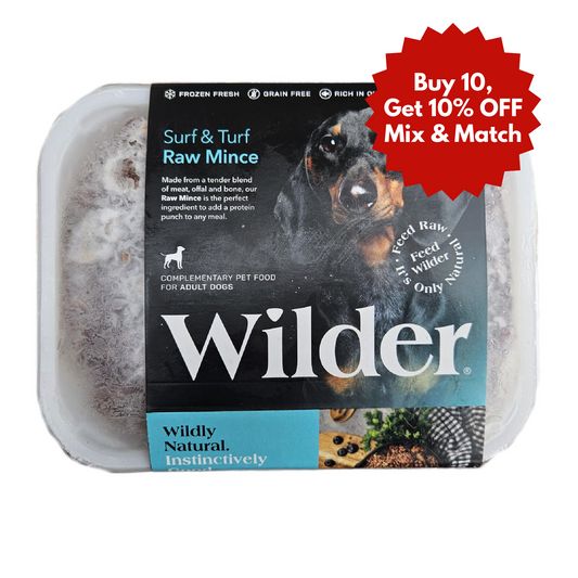 Wilder raw dog food in Wiltshire