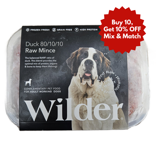 Wilder raw dog food in Wiltshire