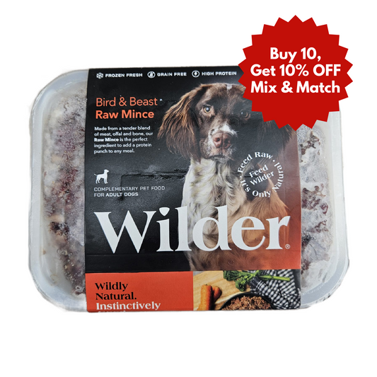 Wilder raw dog food in Wiltshire