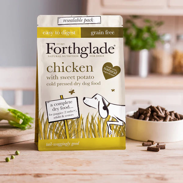Chicken with sweet potato 2kg - grain free cold pressed dog food