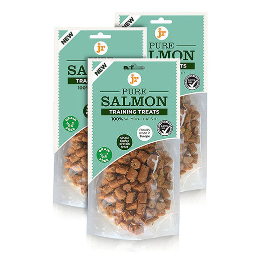 JR Salmon Training Treats 85g