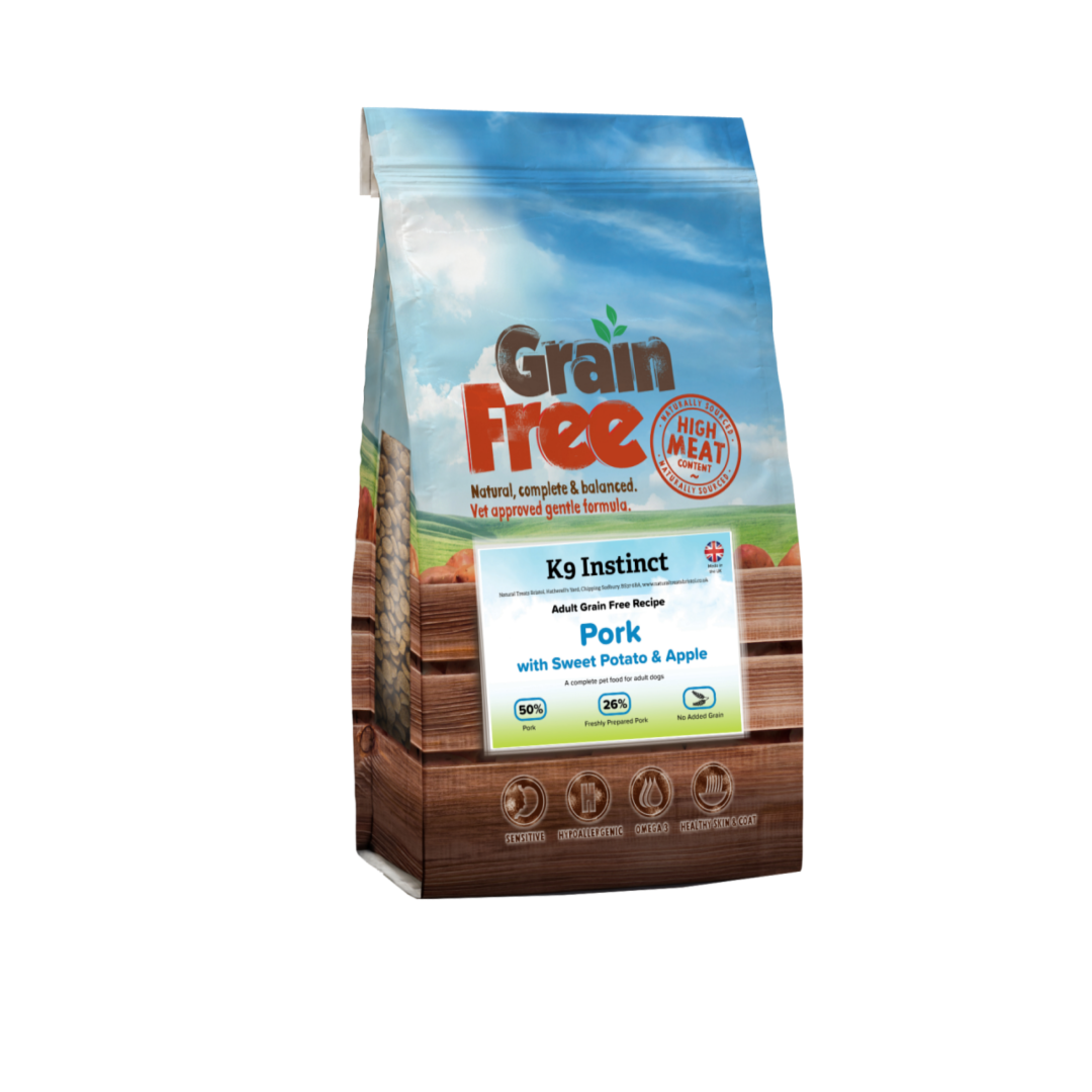 Pork, Sweet Potato & Apple 2kg - Grain Free dry dog food