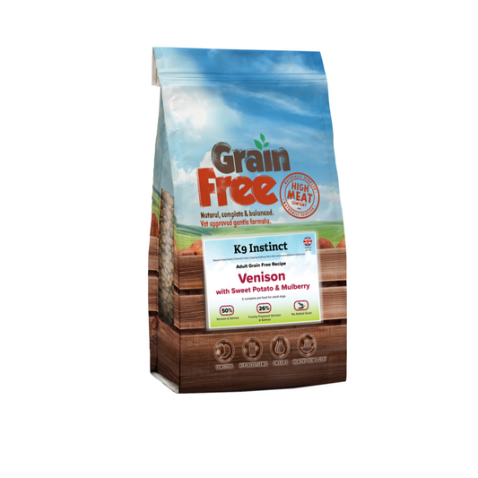 Venison Sweet Potato & Mulberry 2kg - Grain Free dry dog food