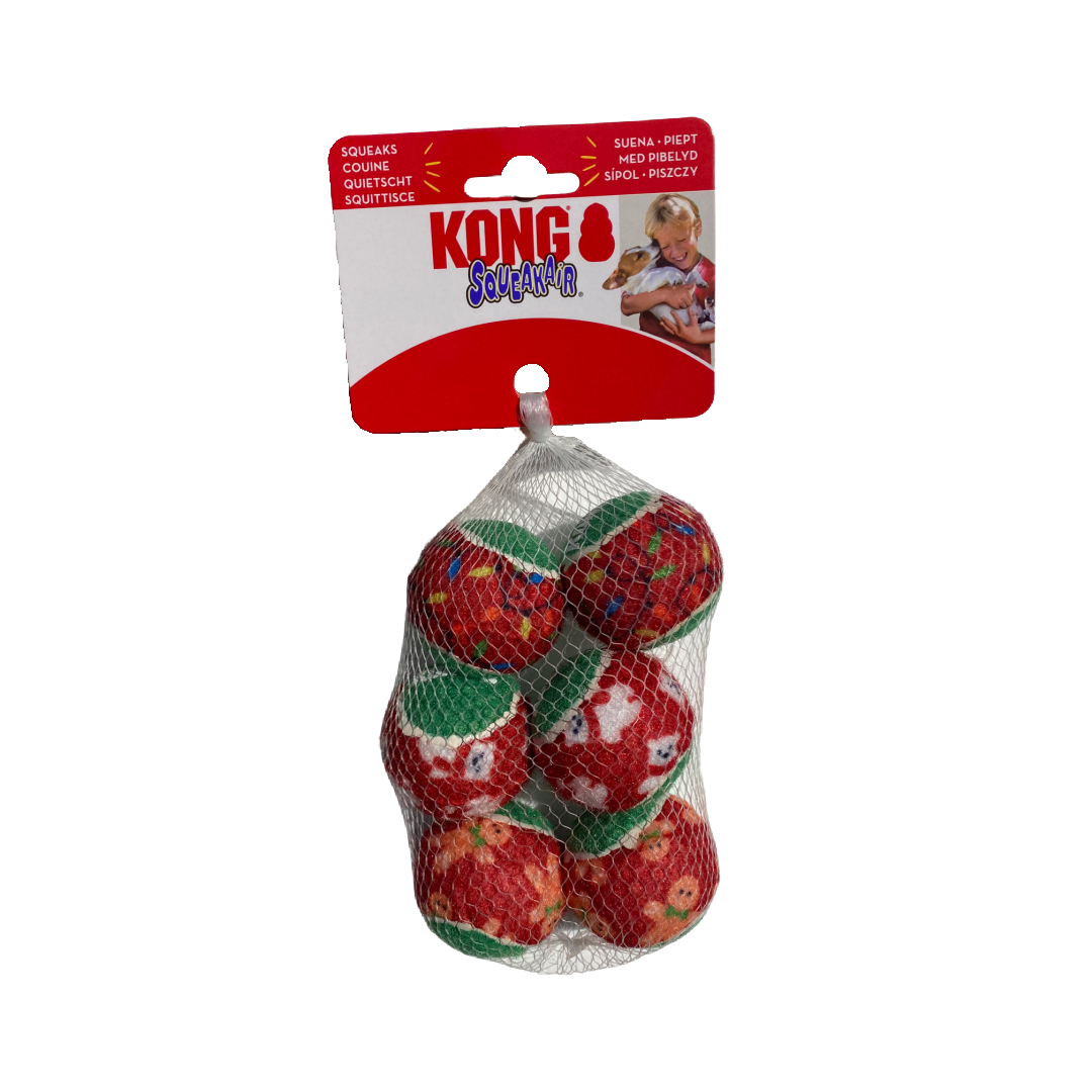 Kong Squeakair Balls 6pk LIGHTS - Small