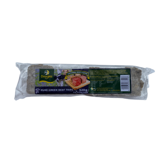 Dougies Green Beef Tripe 520g