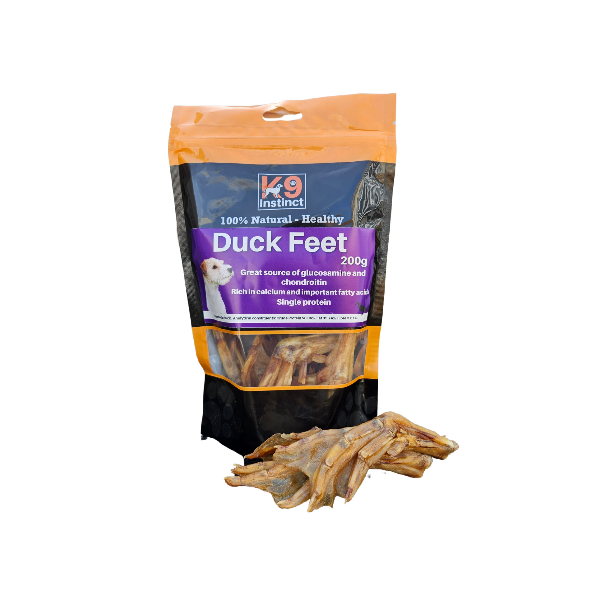 K9 Instinct UK Duck feet - natural dog chew