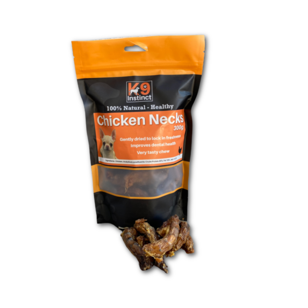 K9 Instinct UK Chicken Necks - natural dog chews for dogs