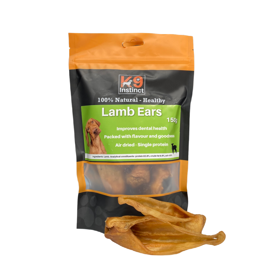 K9 Instinct UK Lamb Ears - natural dog chews