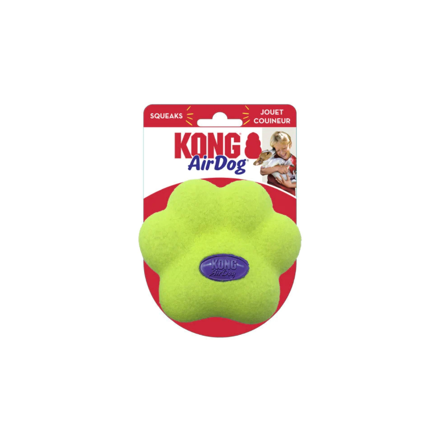 Kong AirDog Squeaker Paw Md