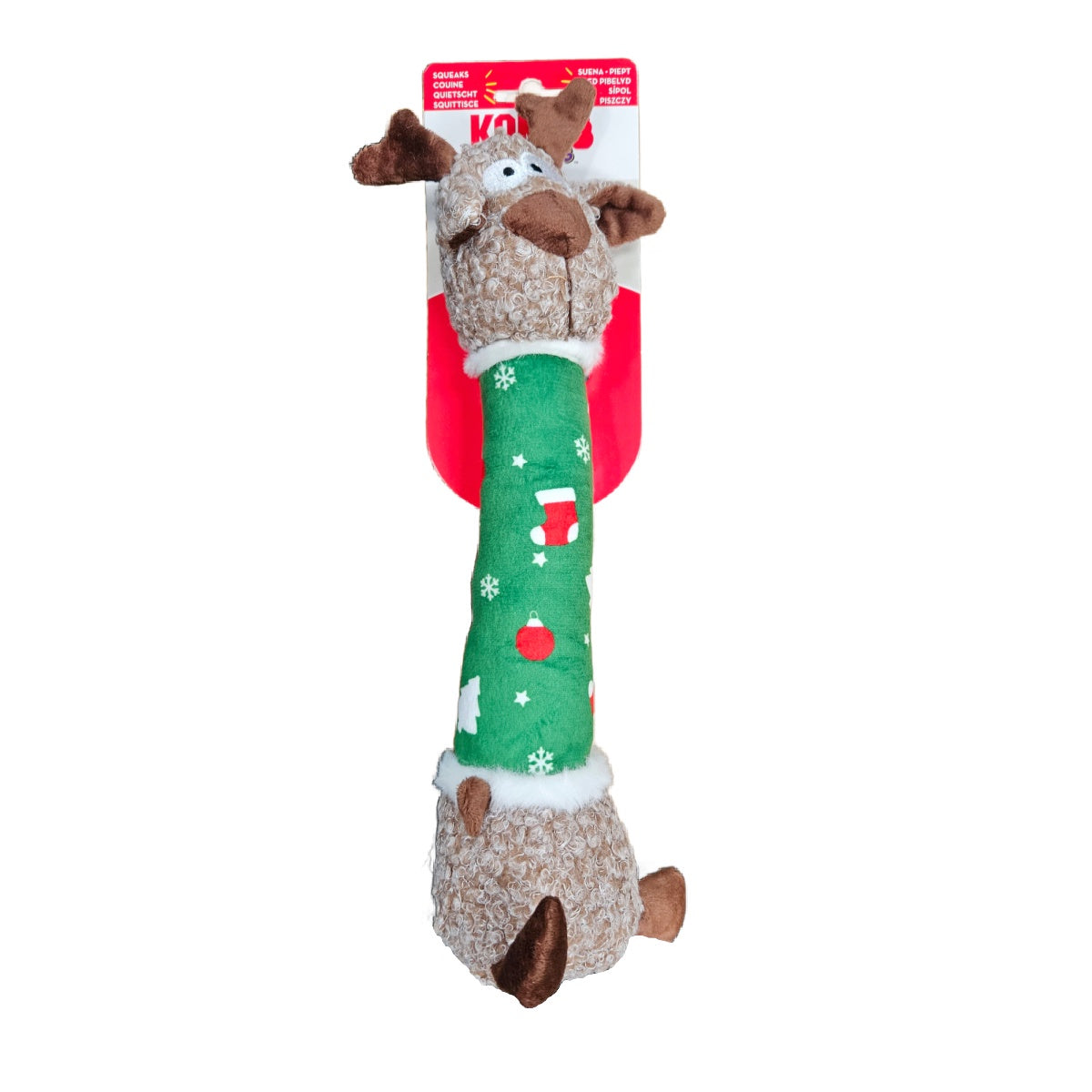 KONG Holiday Shakers Luvs Reindeer Medium