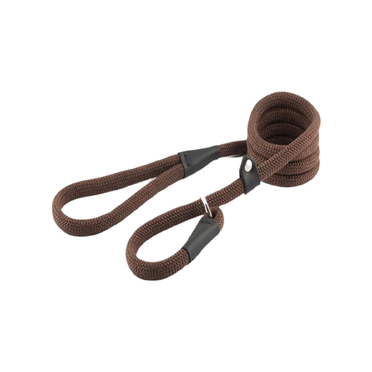 Timberwolf Nylon Deluxe Rope Slip Lead Brown 1.5mx12